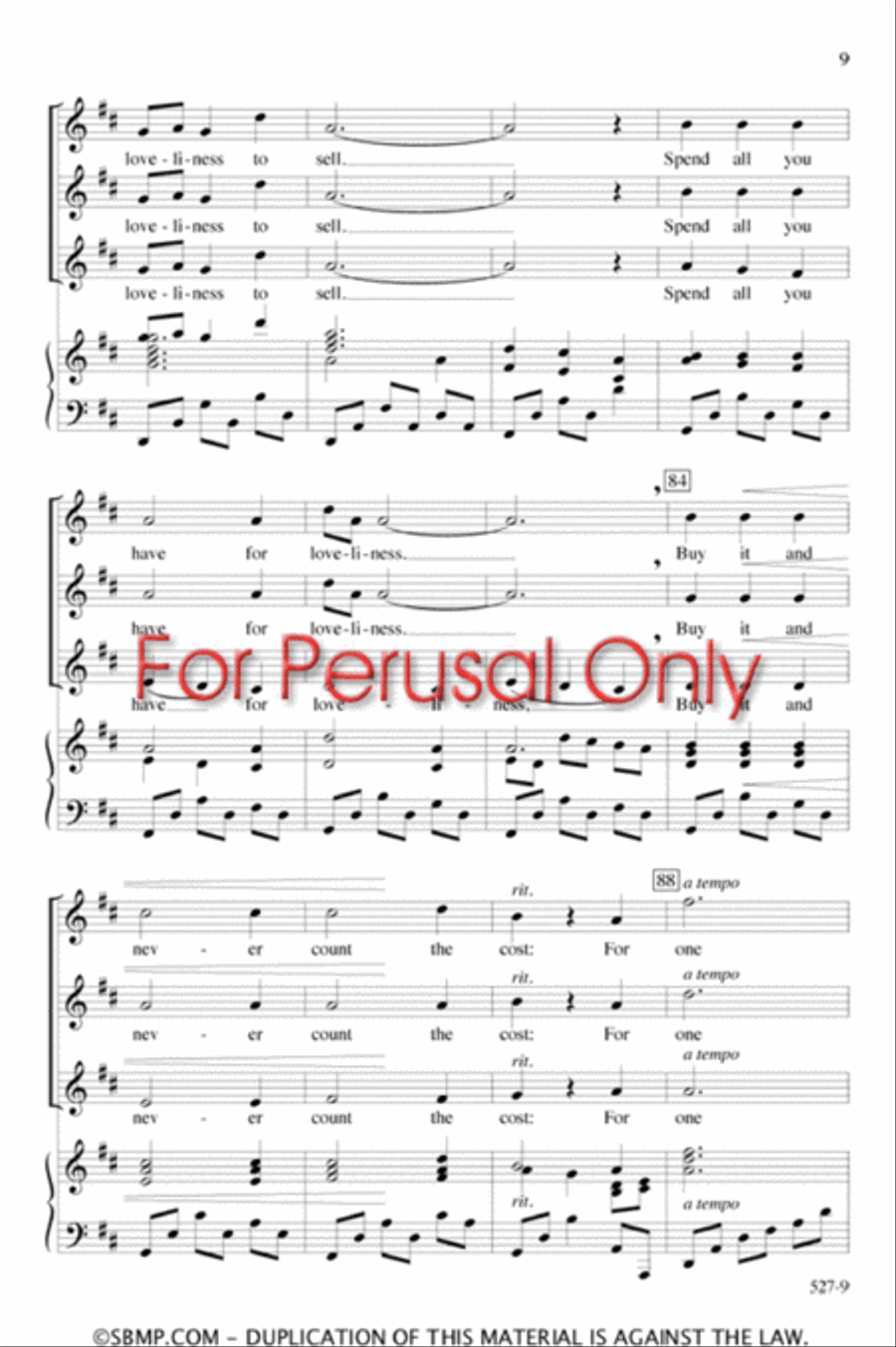 Barter - SSA Octavo SSA scores gallery preview page 8