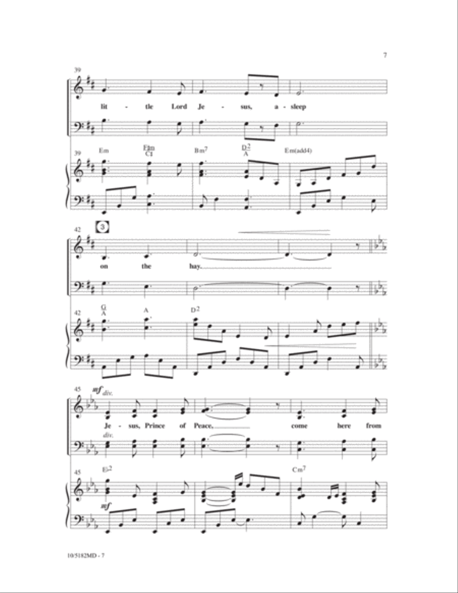 Jesus, Prince of Peace 4-Part scores gallery preview page 6