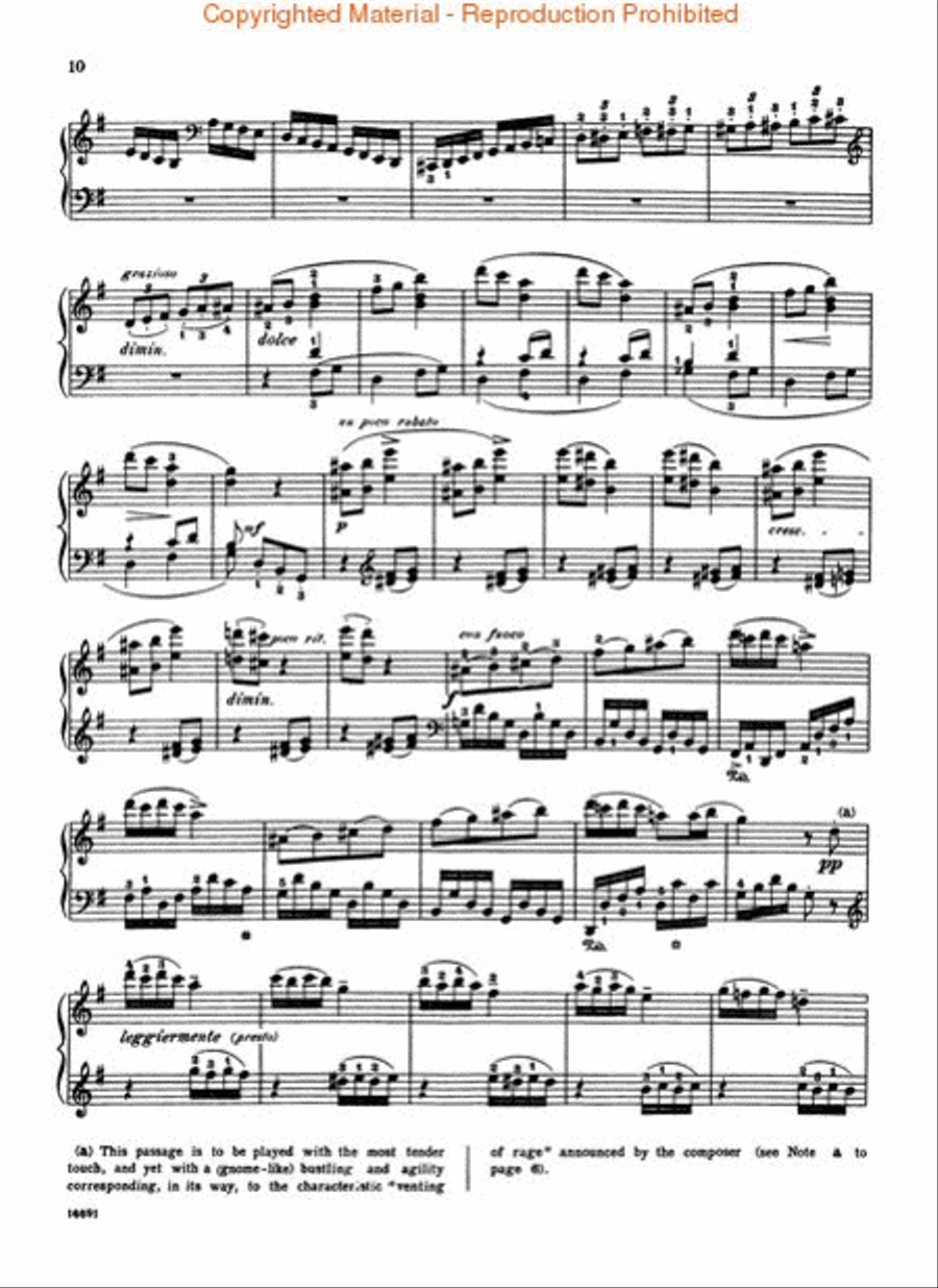 Rondo a Capriccio, Op. 129 Piano Solo scores gallery preview page 3