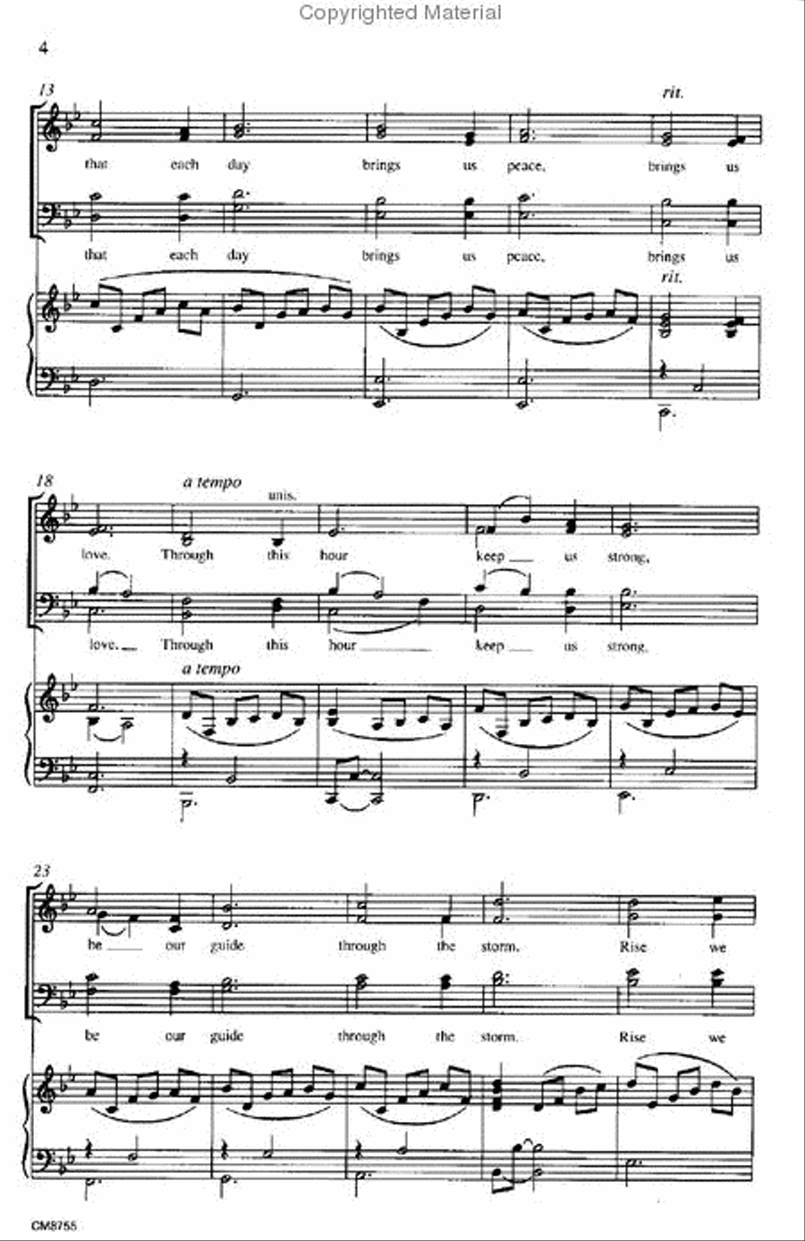 American Hymn American Hymn 3-Part scores gallery preview page 3