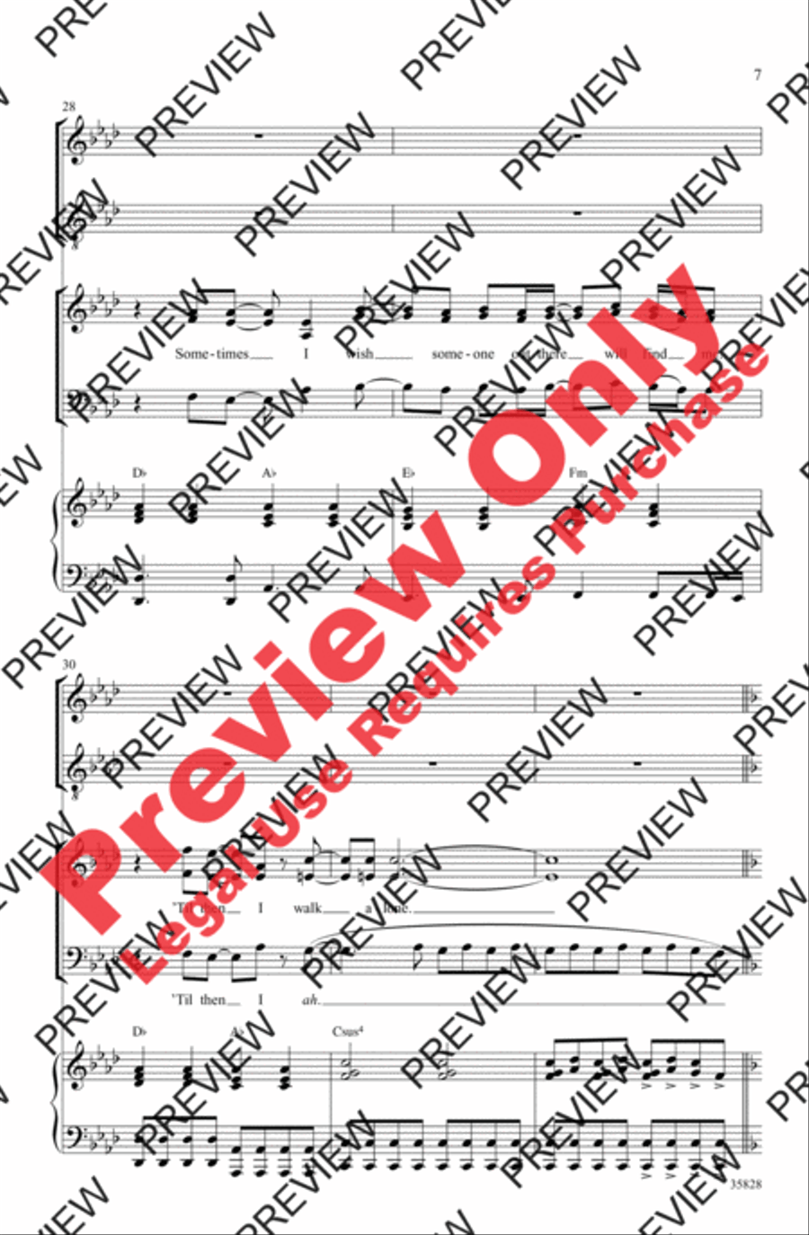 Green Day on Stage: Selections from American Idiot 3-Part scores gallery preview page 7