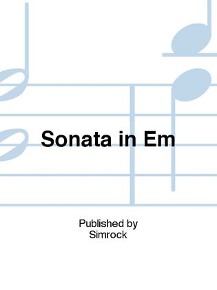 Book cover for Sonata in Em