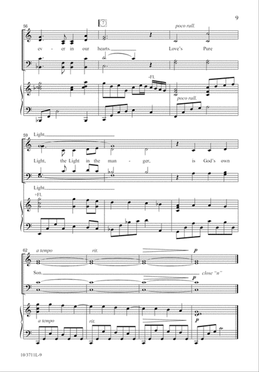 Love's Pure Light 4-Part scores gallery preview page 9
