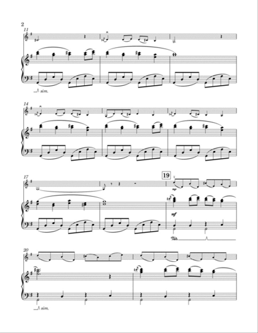 Moravian Duet for Violin and Piano Chamber Music scores gallery preview page 4