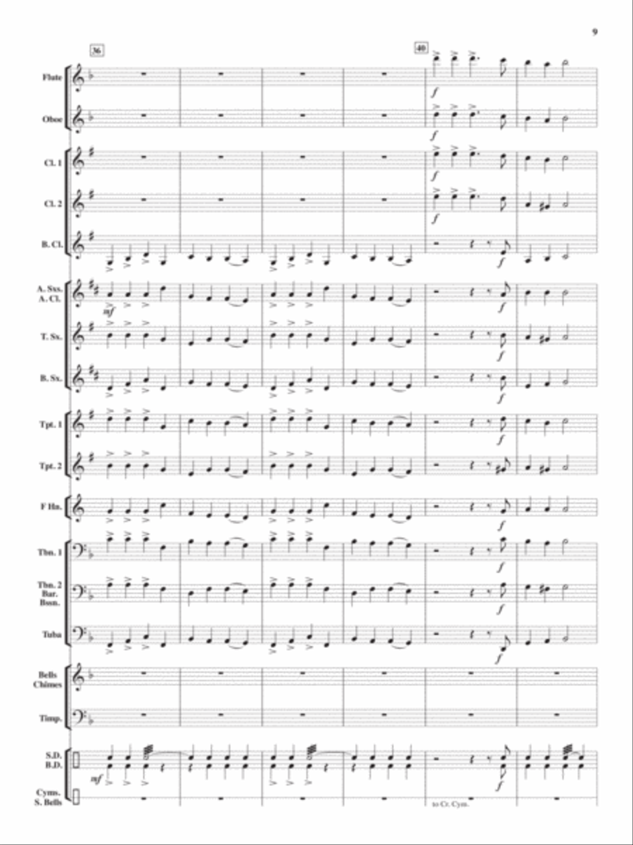 An Angelic Christmas An Angelic Christmas Concert Band scores gallery preview page 8