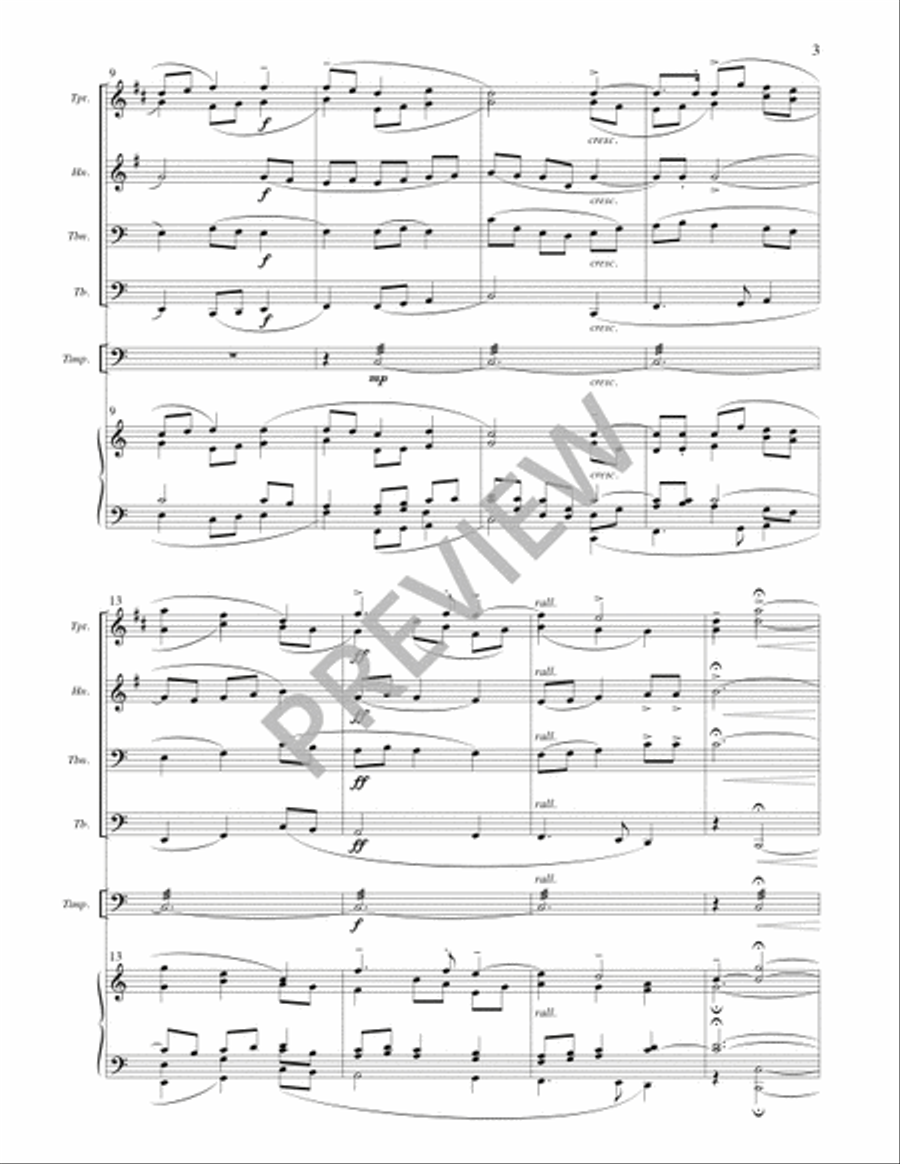 O God beyond All Praising - Full Score and Parts Bassoon scores gallery preview page 4