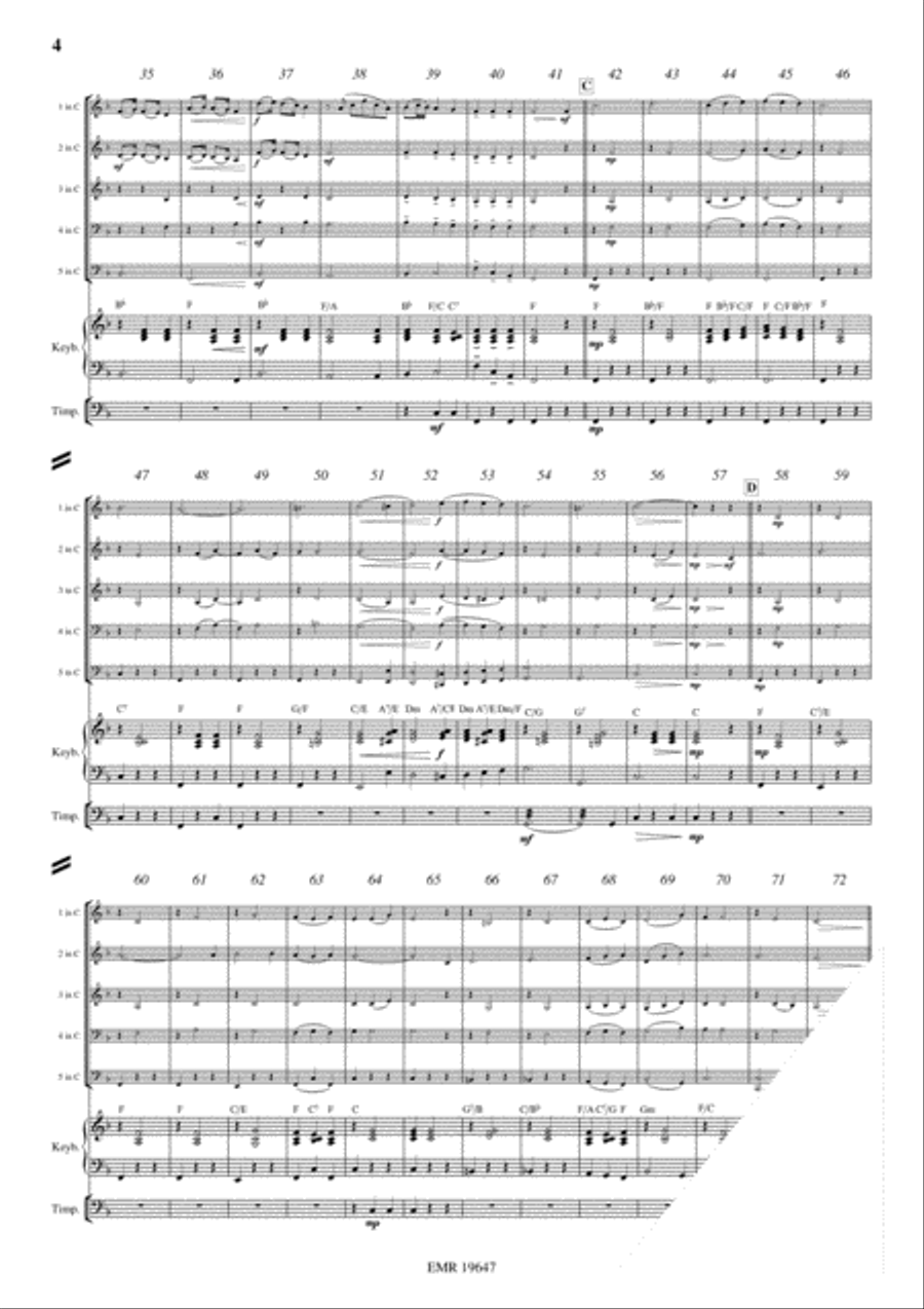 Plaisir d'Amour Woodwind Quintet scores gallery preview page 4