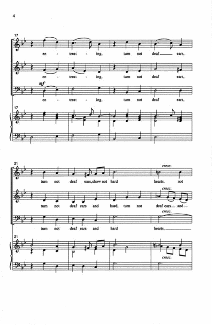 Henceforth, When You Hear His Voice 3-Part scores gallery preview page 3