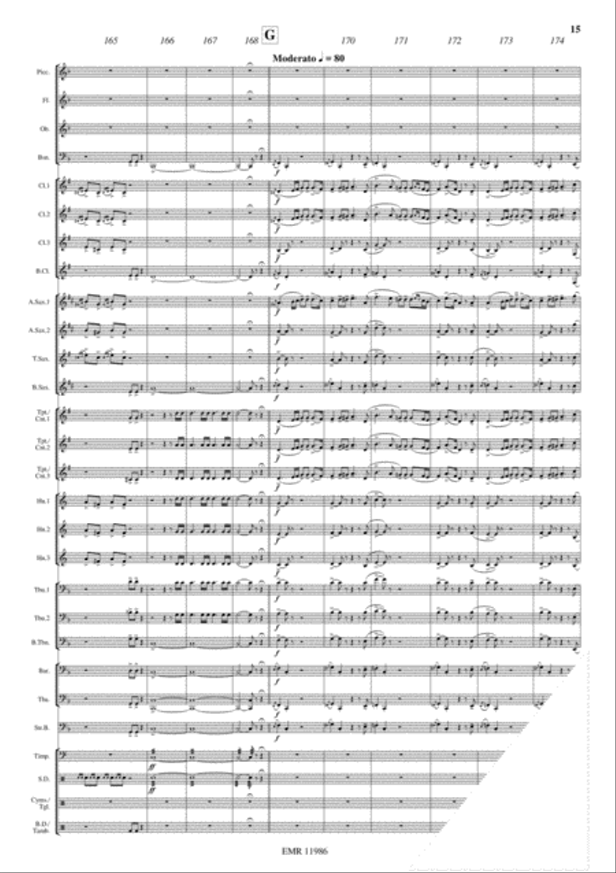 Coppelia Concert Band scores gallery preview page 16