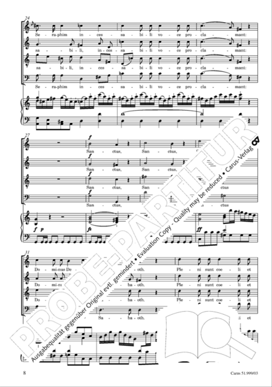 Te Deum 4-Part scores gallery preview page 9