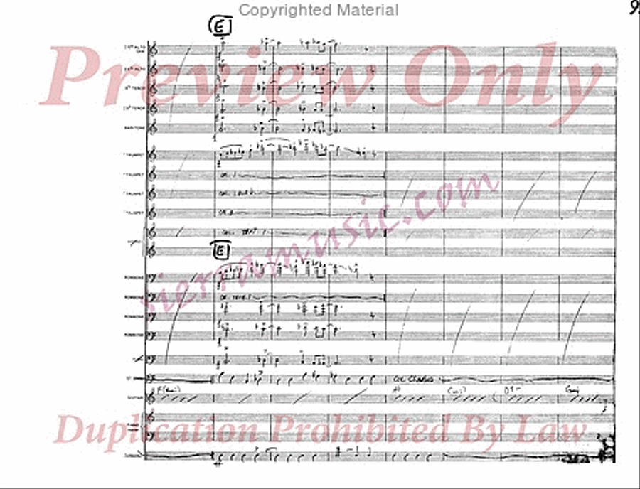 Invention For Guitar And Trumpet Jazz Ensemble scores gallery preview page 10