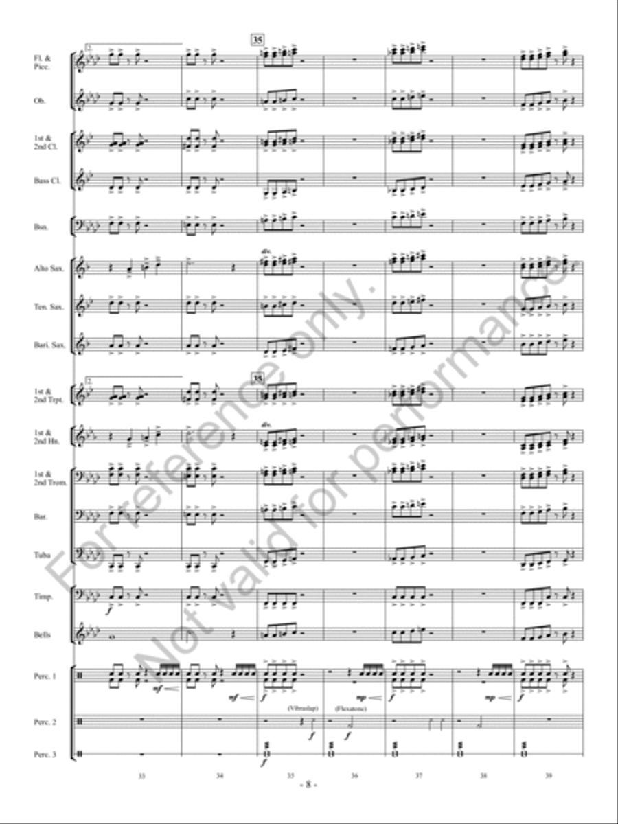 Starship Legacy Starship Legacy Concert Band scores gallery preview page 9