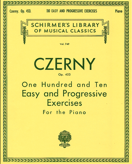 Carl Czerny: 110 Easy And Progressive Exercises, Op. 453
