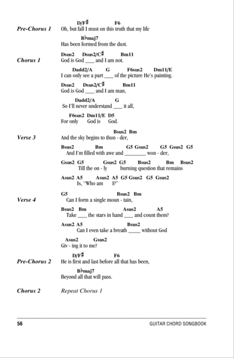 God Is God Acoustic Guitar scores gallery preview page 2