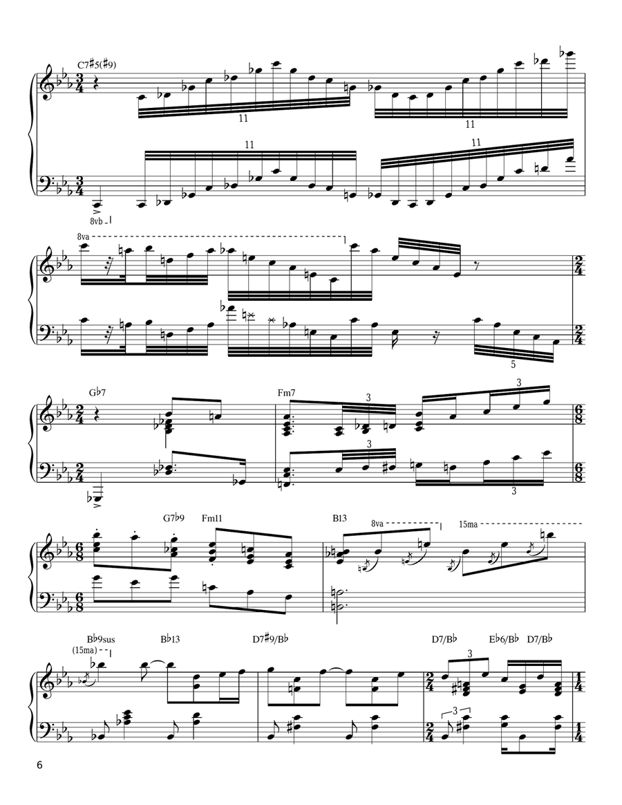 Misty Piano scores gallery preview page 6