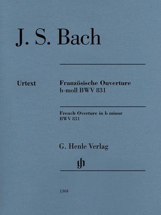 Book cover for French Overture in B Minor BWV 831