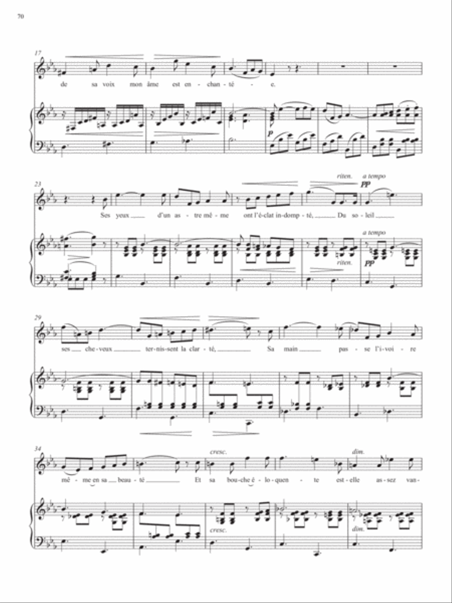 Op. 45, No. 13: Des beaux yeux de ma Diane from Songs of Gouvy, V2 Voice Solo scores gallery preview page 3