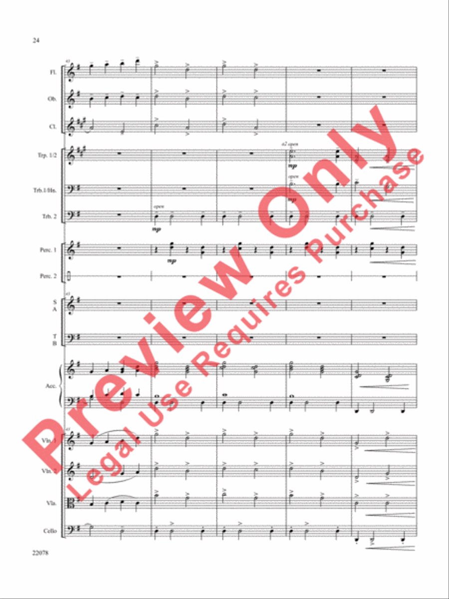 A Christmas Carol (Instrumental Parts) Choir scores gallery preview page 25