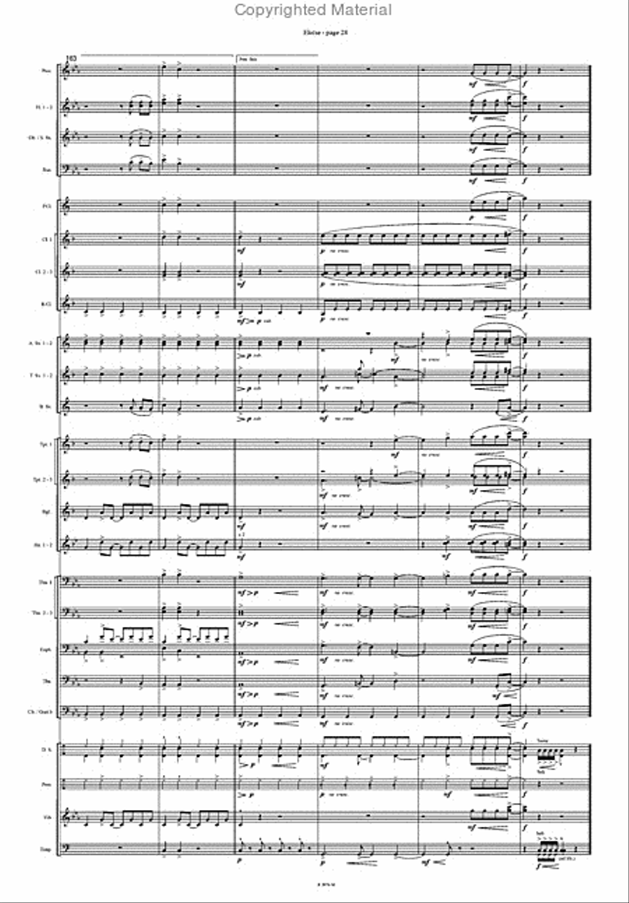 Eloise Concert Band scores gallery preview page 3