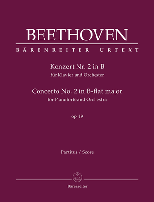 Book cover for Concerto for Pianoforte and Orchestra Nr. 2 B-flat major op. 19
