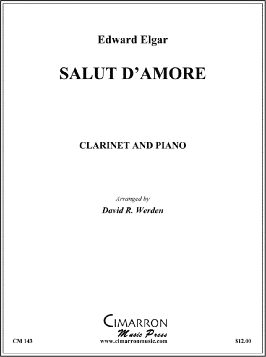 Salut d'Amour Salut d'Amour Clarinet Solo scores gallery preview page 1