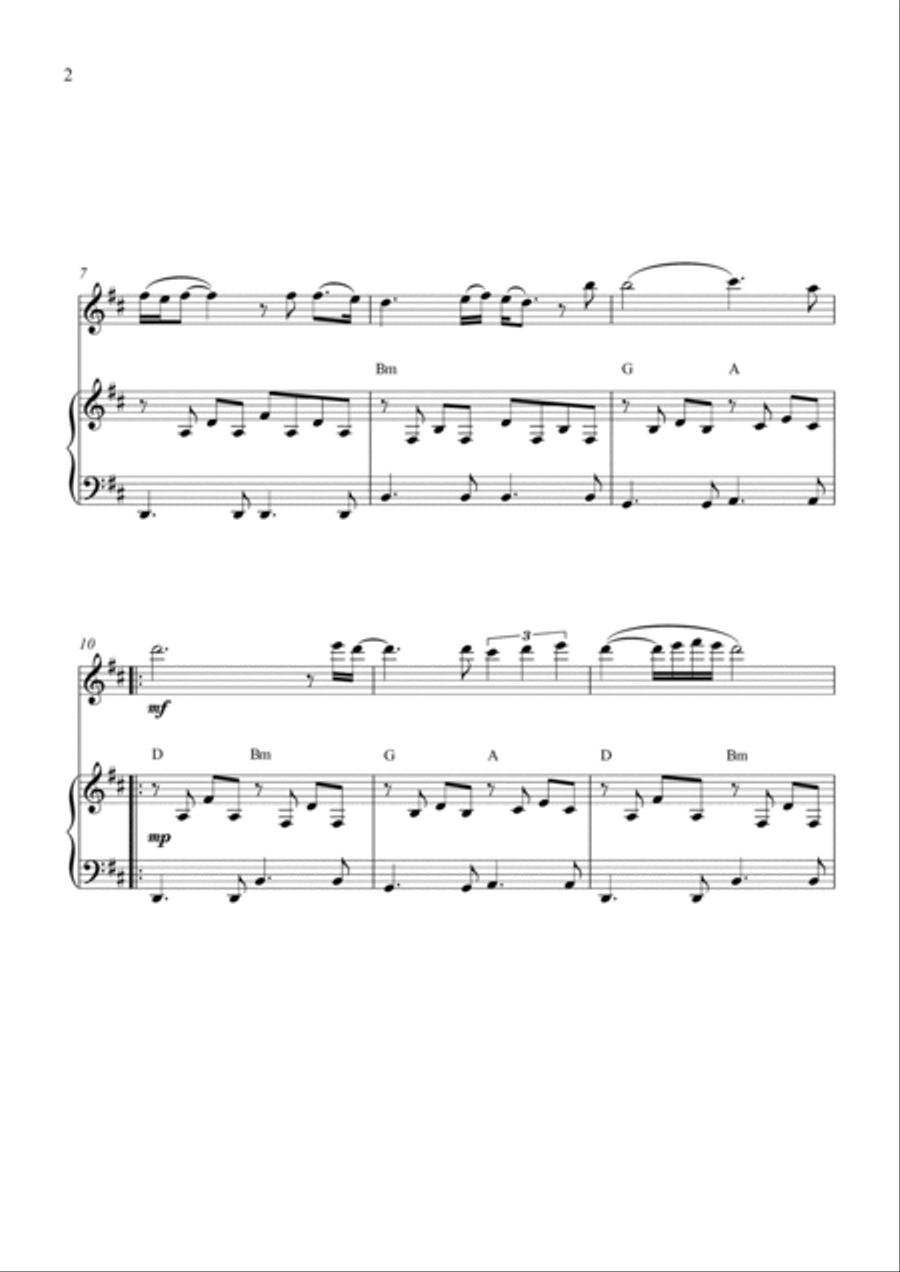 I Will Always Love You Flute Solo scores gallery preview page 2