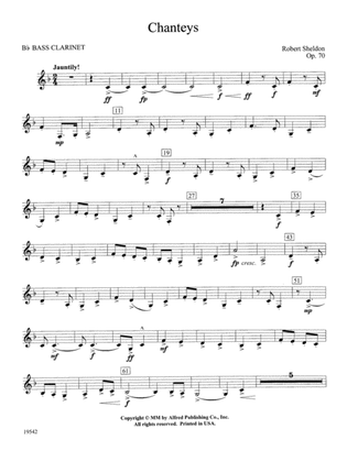 Chanteys: B-flat Bass Clarinet