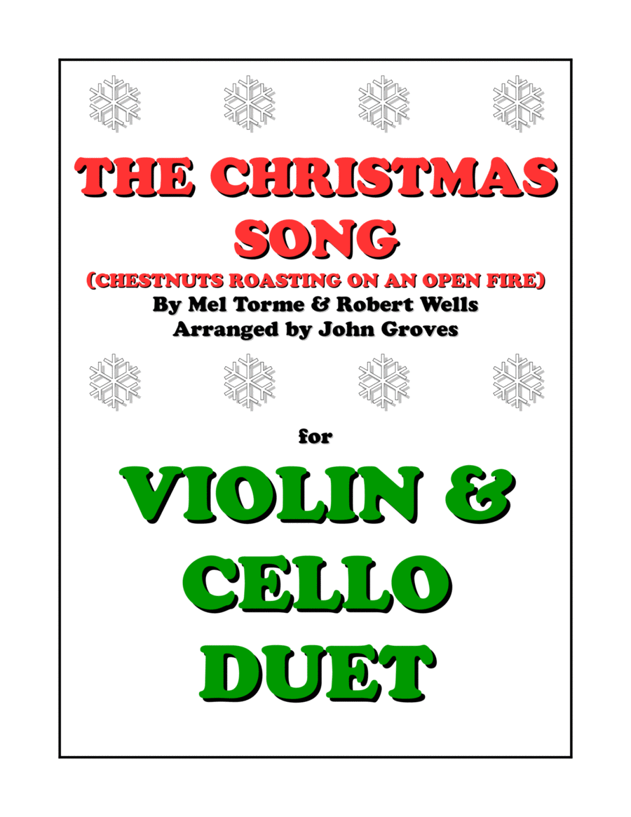 The Christmas Song (chestnuts Roasting On An Open Fire) String Duet scores gallery preview page 1