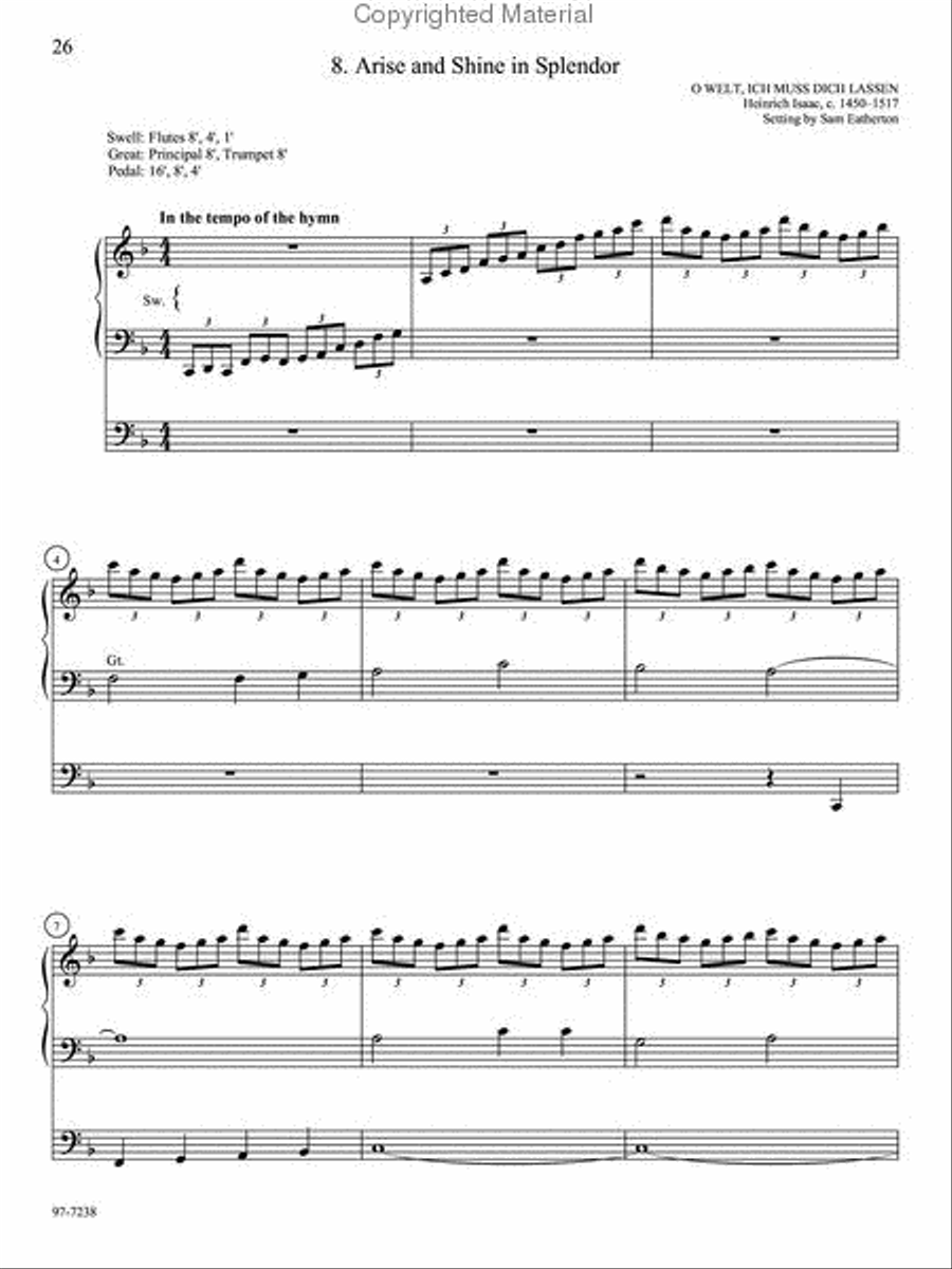 Hymn Inventions Organ scores gallery preview page 9