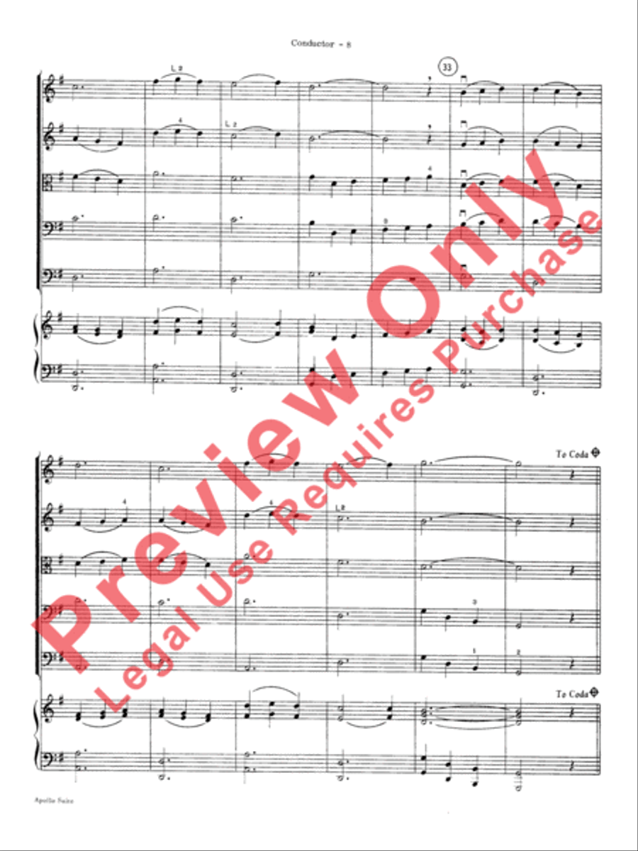 The Apollo Suite String Orchestra scores gallery preview page 11