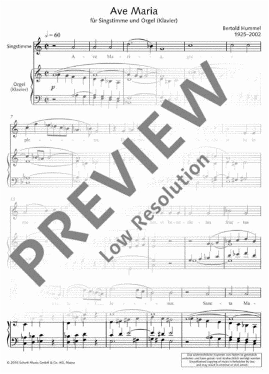 Ave Maria Voice scores gallery preview page 7