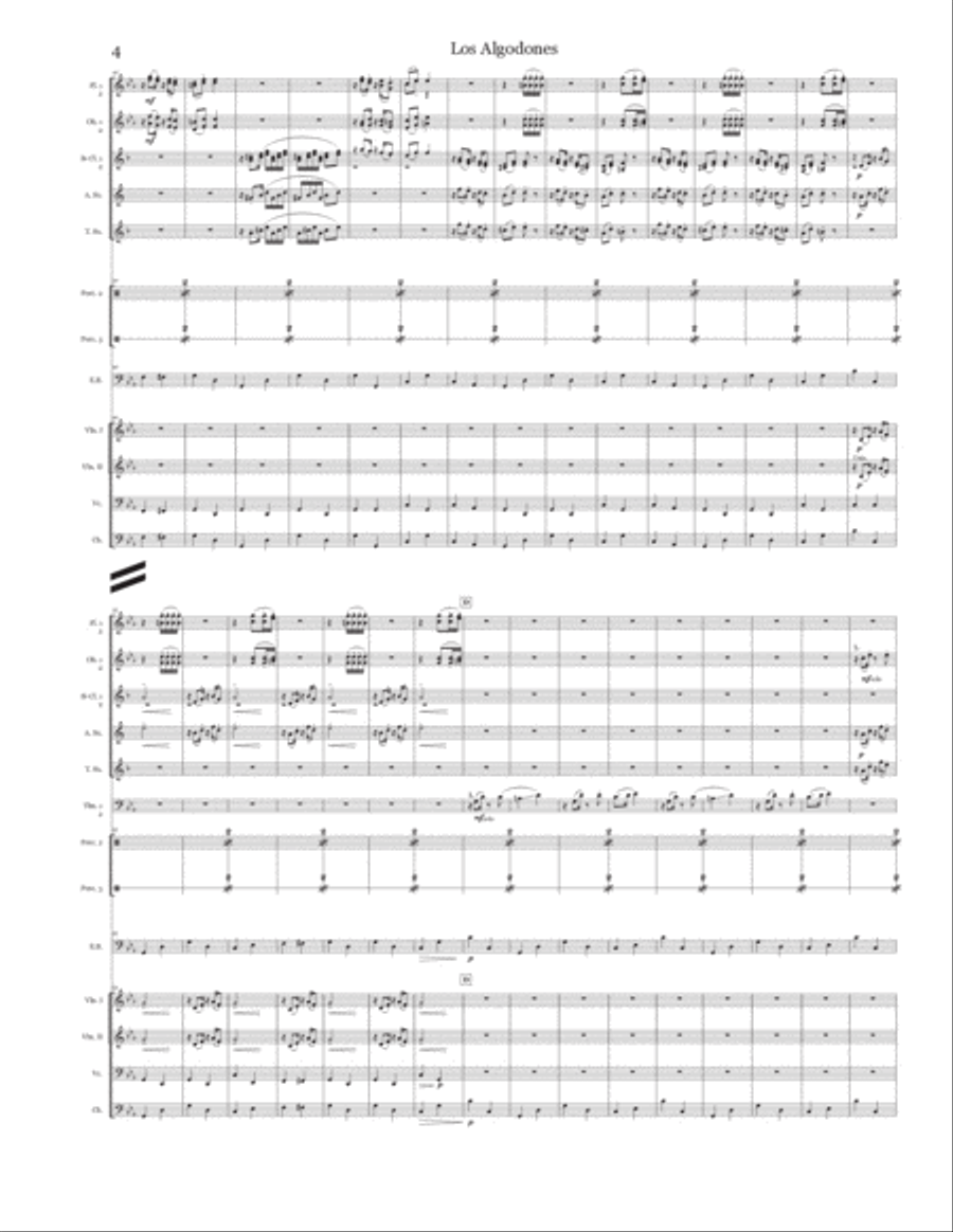 Los Algodones Full Orchestra scores gallery preview page 5