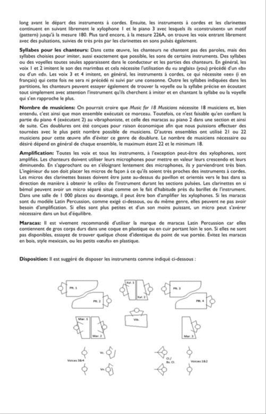 Music for 18 Musicians Study Score scores gallery preview page 14