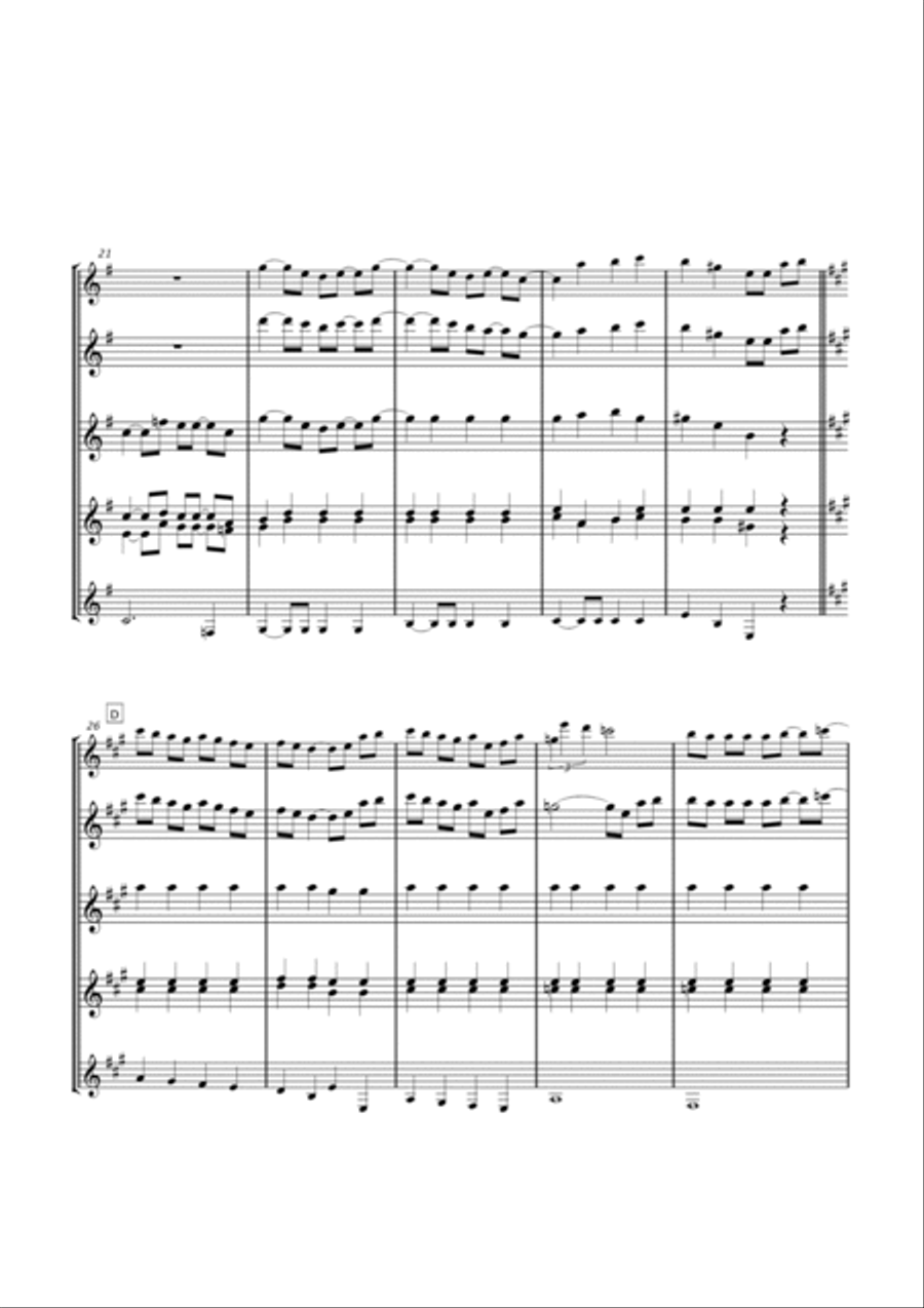 Penny Lane Guitar Ensemble scores gallery preview page 6