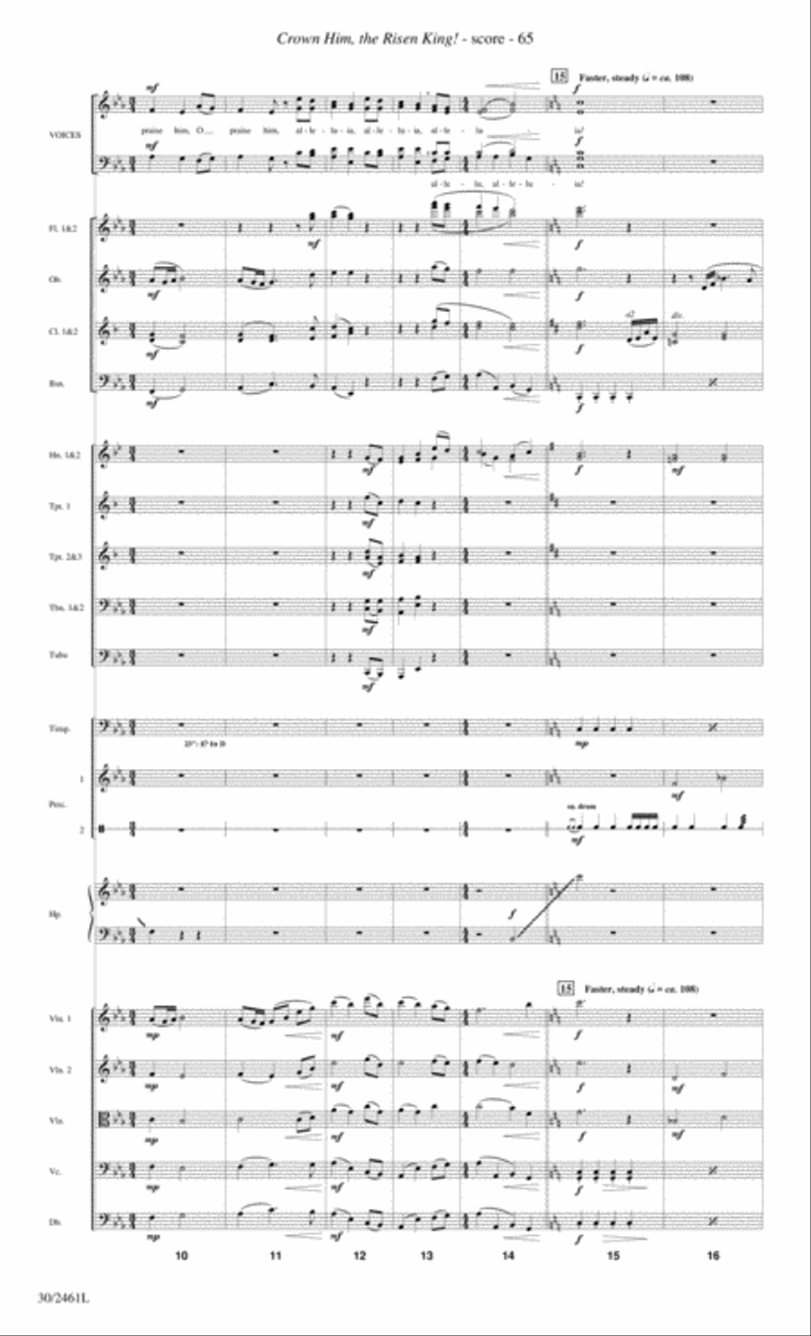 Journey to the Cross - Orchestral Score and Parts Choir scores gallery preview page 67