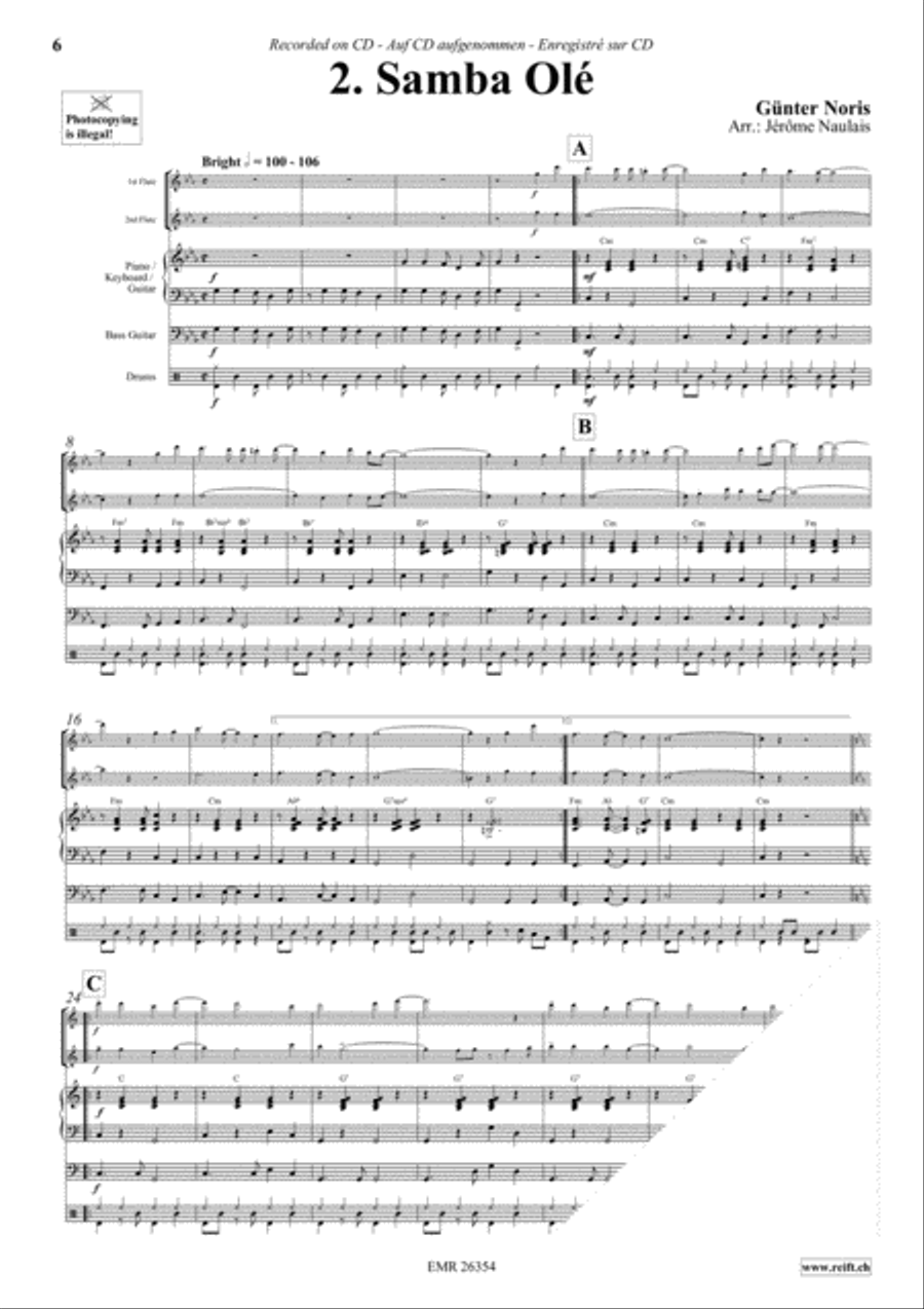 Let's Dance Volume 5 Let's Dance Volume 5 Flute Duet scores gallery preview page 4