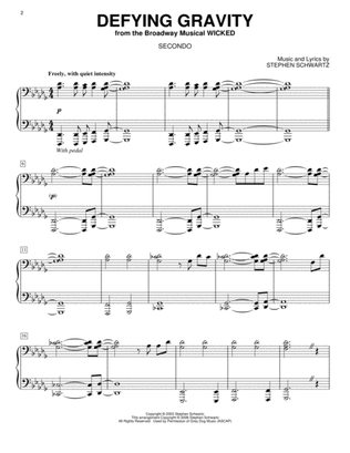 Defying Gravity (from Wicked) (arr. Carol Klose)