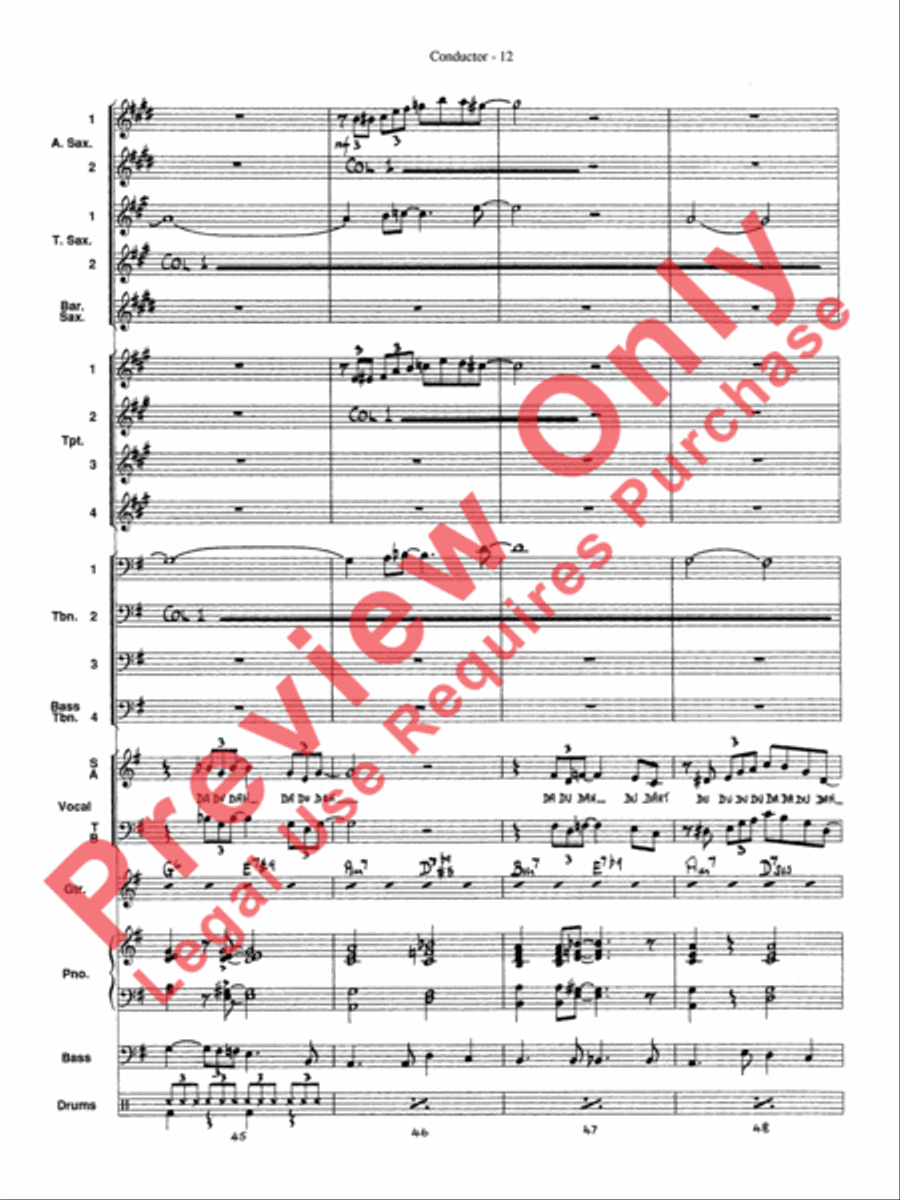 At Last Jazz Ensemble scores gallery preview page 14