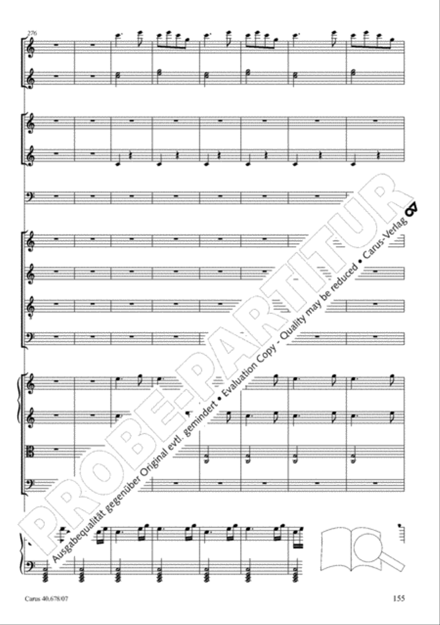 Missa pastoralis bohemica 4-Part scores gallery preview page 168
