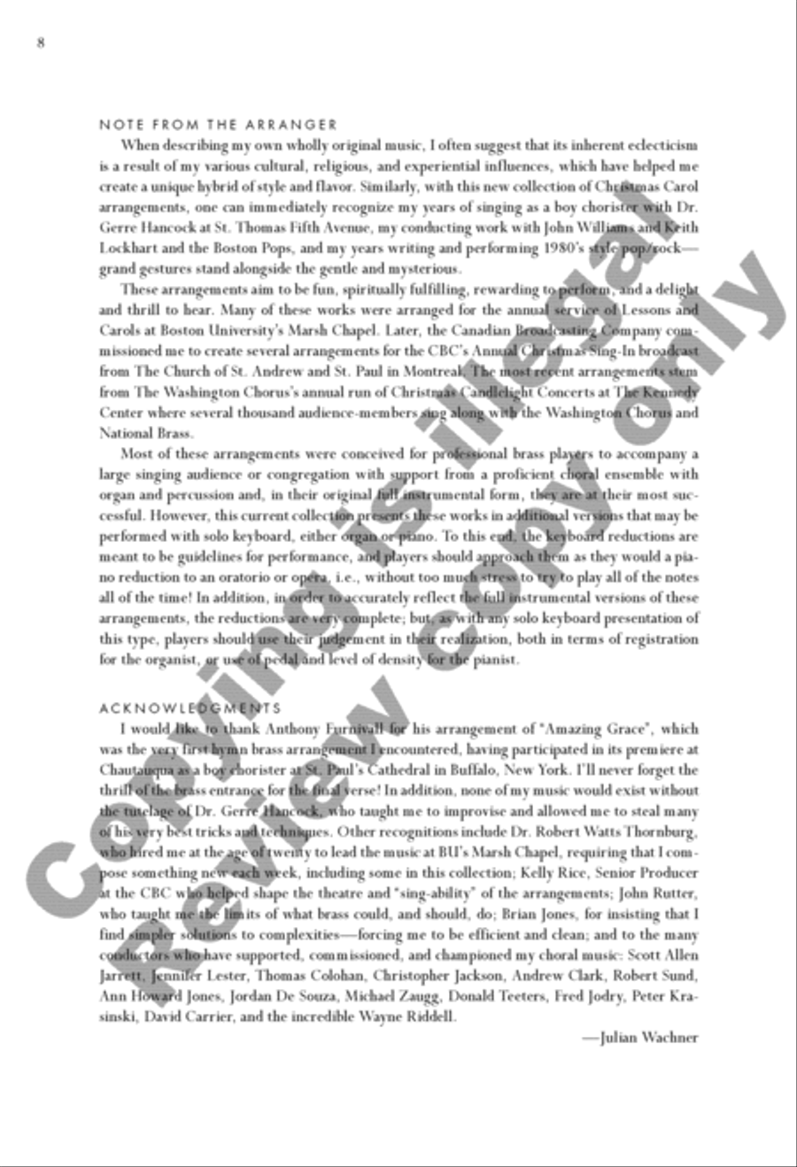 The Snow Lay On the Ground: Nine Festive Carol Settings 4-Part scores gallery preview page 23
