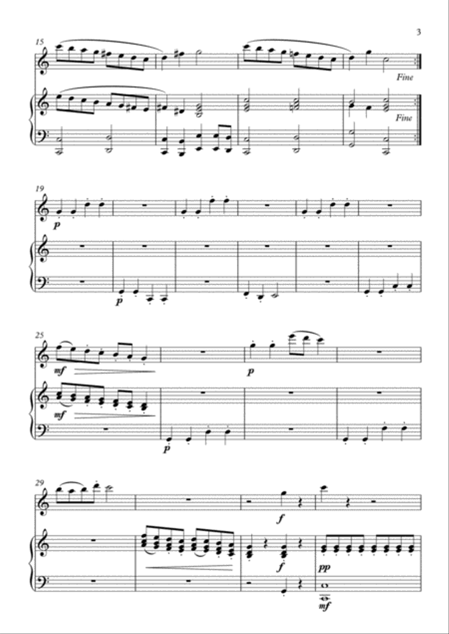 Clasicando 2 Woodwind Duet scores gallery preview page 3