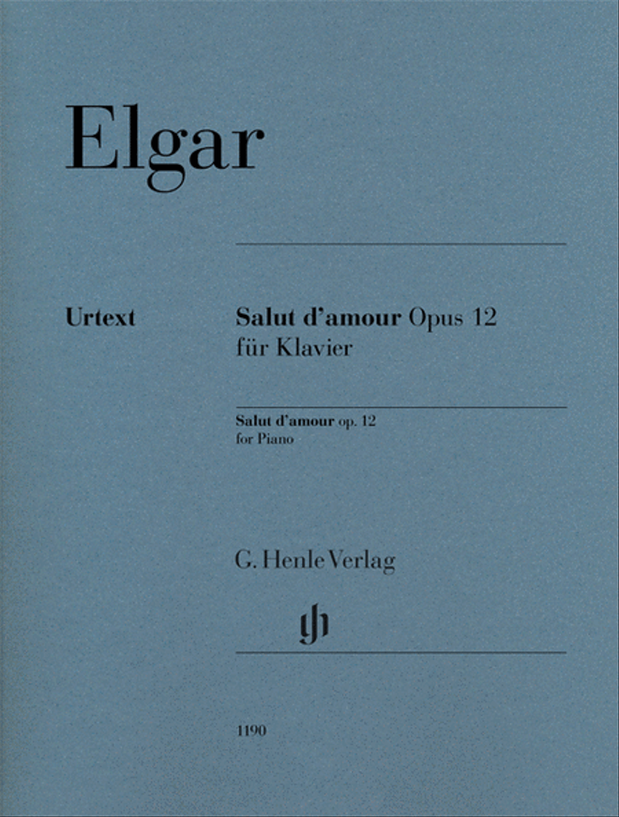 Salut d'amour Op. 12 Piano Solo scores gallery preview page 1