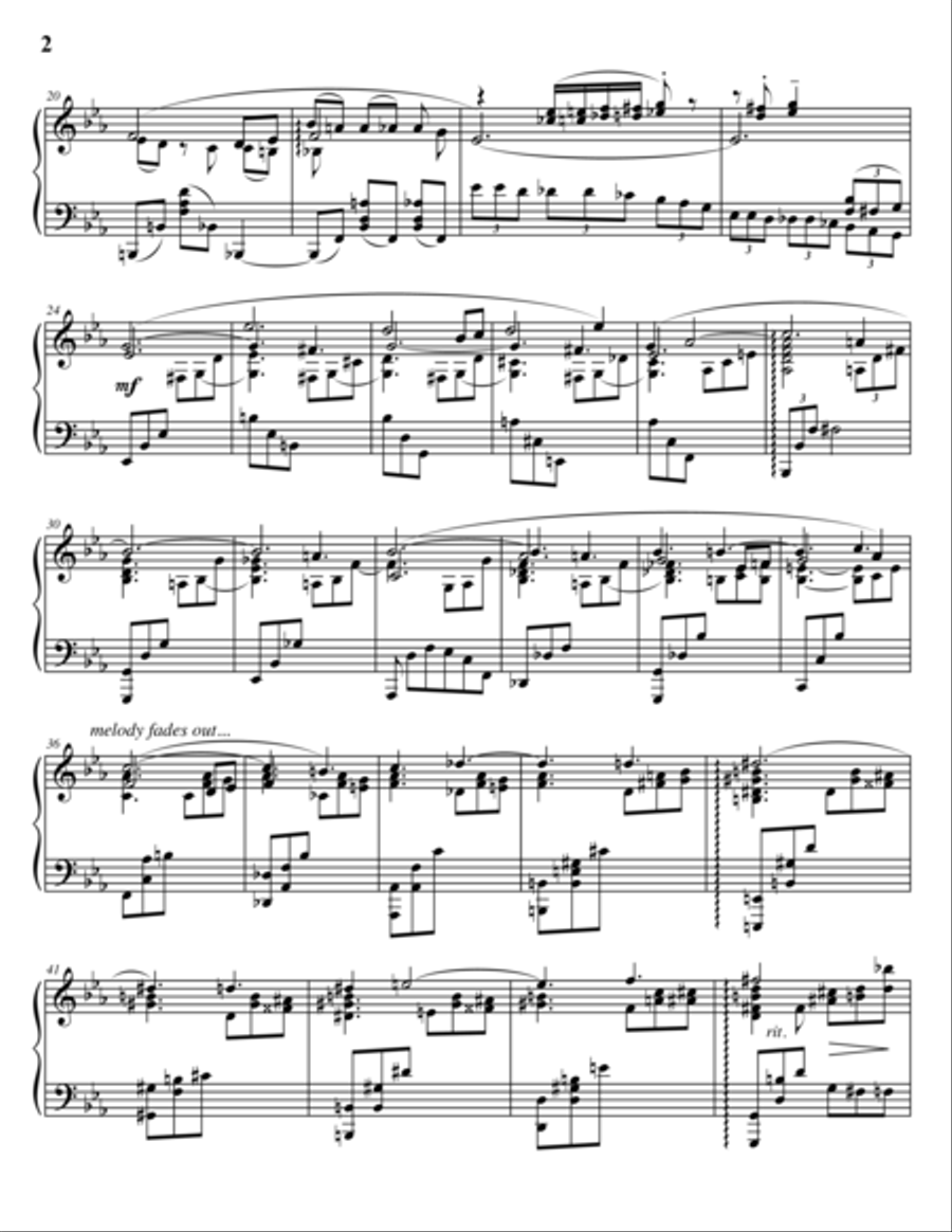 Over The Rainbow (from The Wizard Of Oz) Piano Solo scores gallery preview page 2