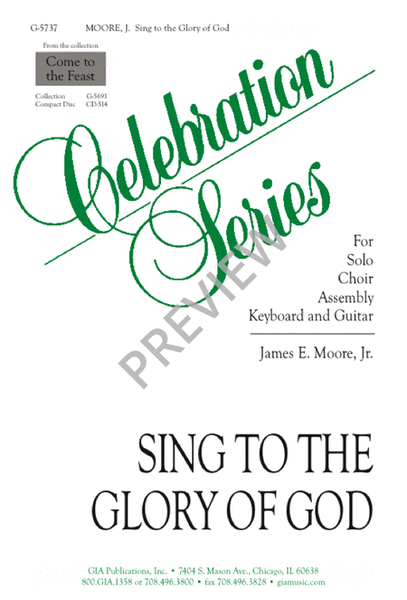 Sing to the Glory of God image number null