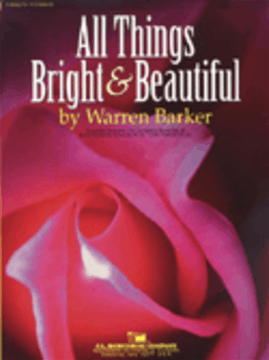 All Things Bright and Beautiful Concert Band scores gallery preview page 1