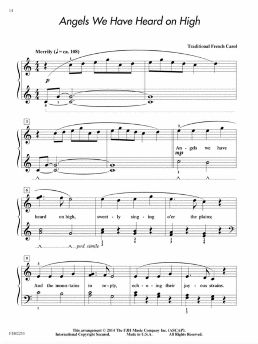 Christmas Gems Easy Piano scores gallery preview page 4