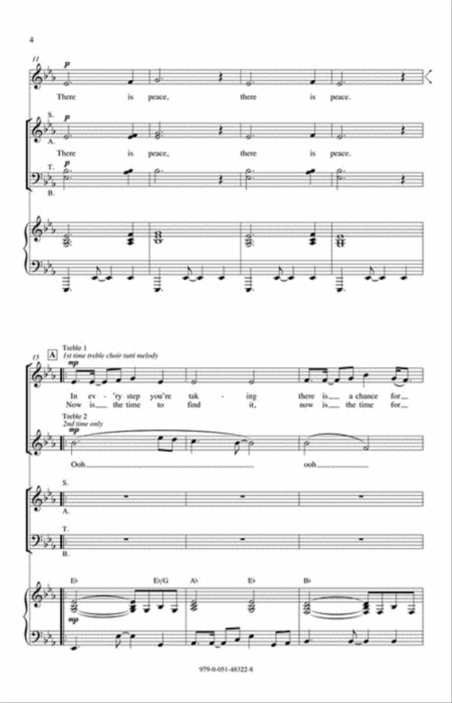 There Is Peace 4-Part scores gallery preview page 3