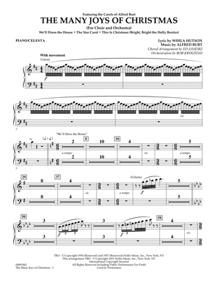 The Many Joys Of Christmas (Set One) - Piano/Celeste