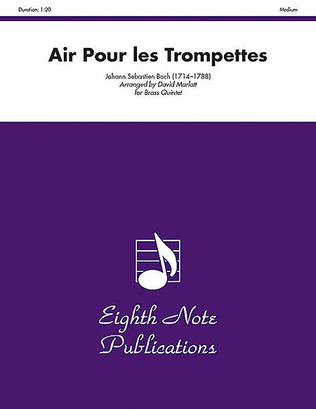Book cover for Air Pour les Trompettes