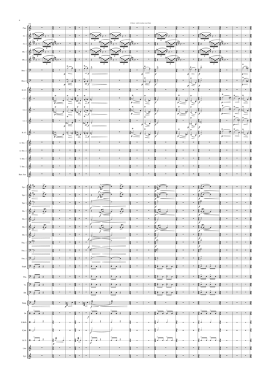 Divertimento circense, para banda sinfónica Concert Band scores gallery preview page 6